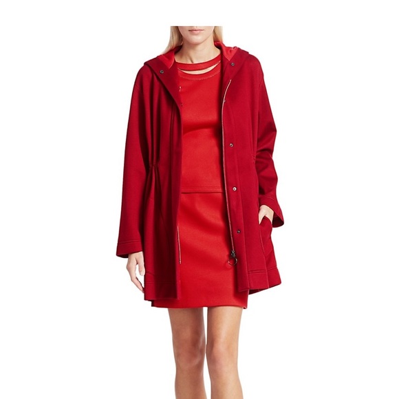 Akris Punto Hooded Jersey Parka - Picture 2 of 16